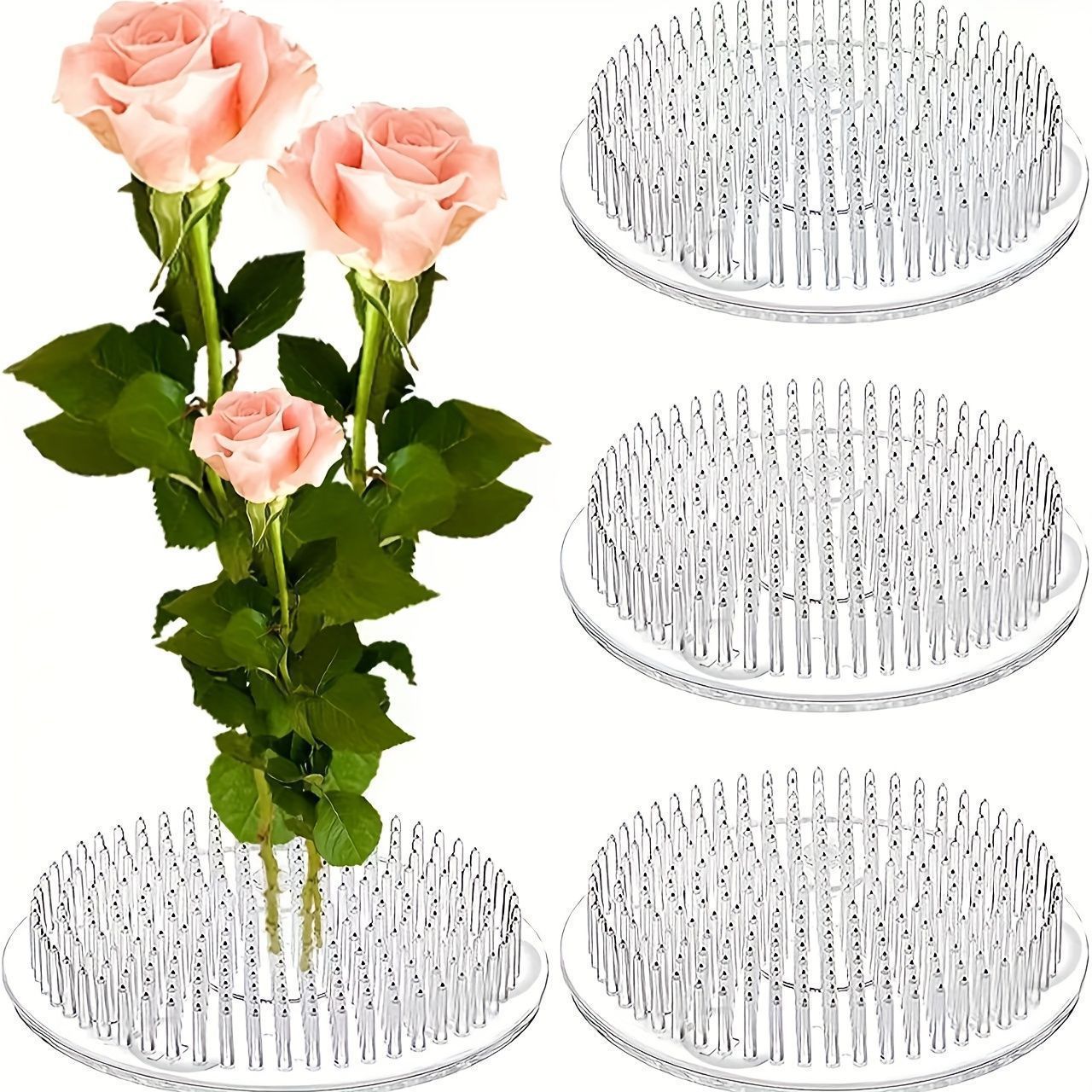 Florist Supply Vases - Support de tige Ikebana rond à