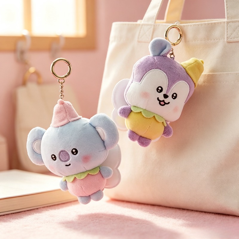 Porte-clés poupée en peluche s - Supply Florist avis et prix