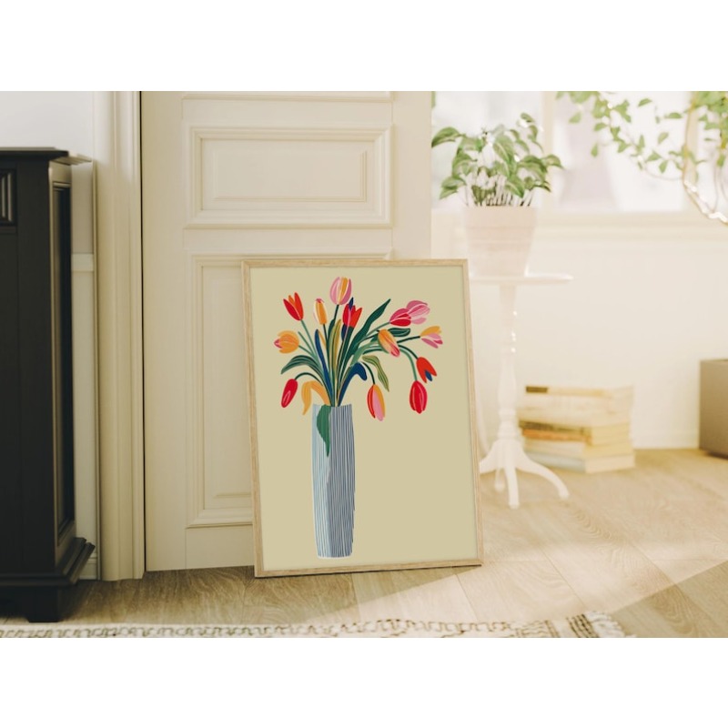 2 tableaux sur toile de fleurs - Florist Supply Vases avis et prix
