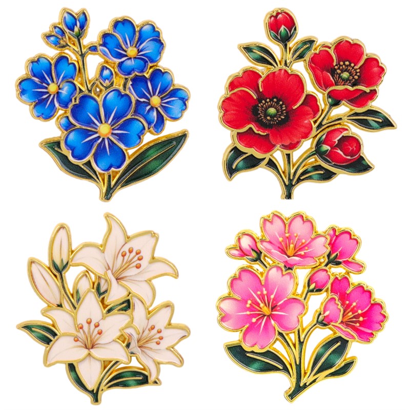 Broche Émail Vintage Mignonne  - Supply Florist avis et prix
